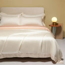 GobekUsa Cooling Cotton Solid Bedding Set Ultra Soft Quilt Cover for Summer