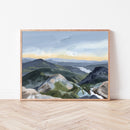 "Peaks and Valleys II" Art Print