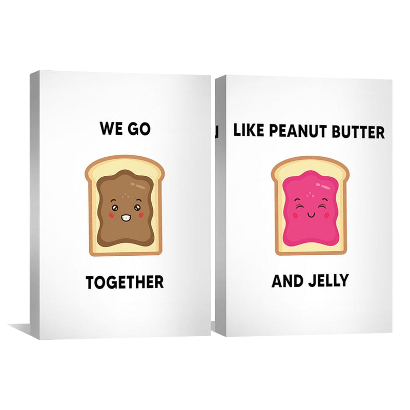 Peanut Butter and Jelly Canvas