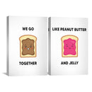 Peanut Butter and Jelly Canvas