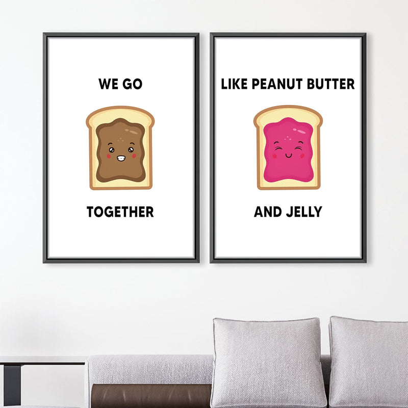 Peanut Butter and Jelly Canvas