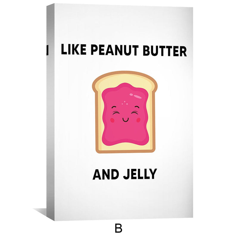 Peanut Butter and Jelly Canvas