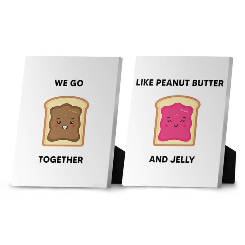 Peanut Butter and Jelly Desktop Canvas