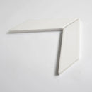 Pearl Glossy Chevron Ceramic Tiles 2x6