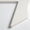 Pearl Glossy Chevron Ceramic Tiles 2x6
