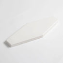Pearl Glossy Longest Hexagon Ceramic Tiles 3x8