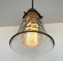 Pebble Glass Pendant Light Fixture by The Lamp Goods