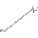 Peg Board Hooks, White Straight 10in Long by Lee Display