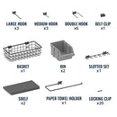 51" x 32" Pegboard |20 Attachments