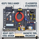 51" x 32" PRO Pegboard | 23 Attachments