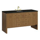 James Martin Hudson 60" Single Bathroom Vanity, Honey Oak