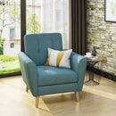 Mid Century Fabric Channel Stitch Club Chair by HouseOfZazla