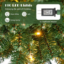 Pencil Christmas Tree with Memory Wire Branch Tips and Warm LED Lights by DirectDeals