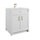 James Martin Bellshire 30" Single Bathroom Vanity, Bright White