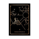 Perseverance Tarot Card Canvas