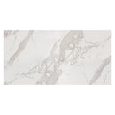 Petra White Polished Porcelain Tiles 24x48