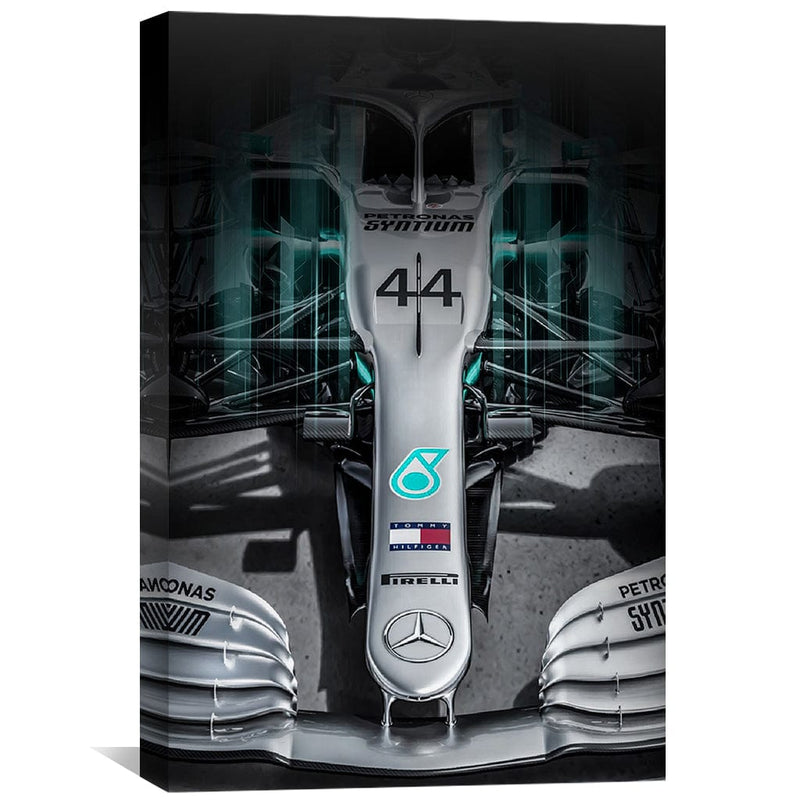 Petronas-F1-White Canvas