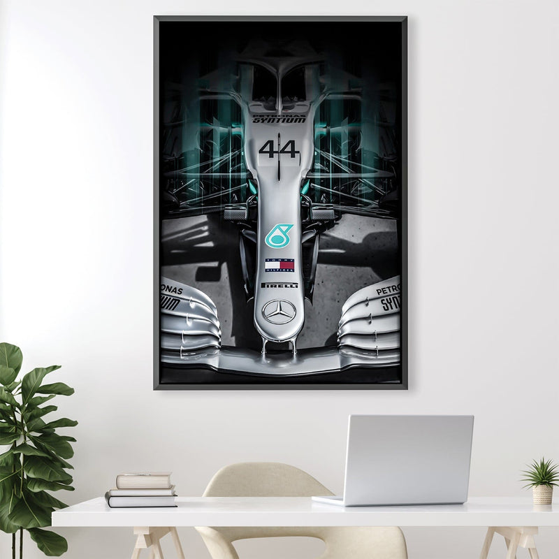 Petronas-F1-White Canvas