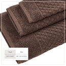 Cotton Diamond Waffle Weave Bath Towel Set - Grayson Collection by Great Bay Home