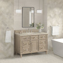 James Martin Lorelai 48" Single Bathroom Vanity, Whitewashed Oak