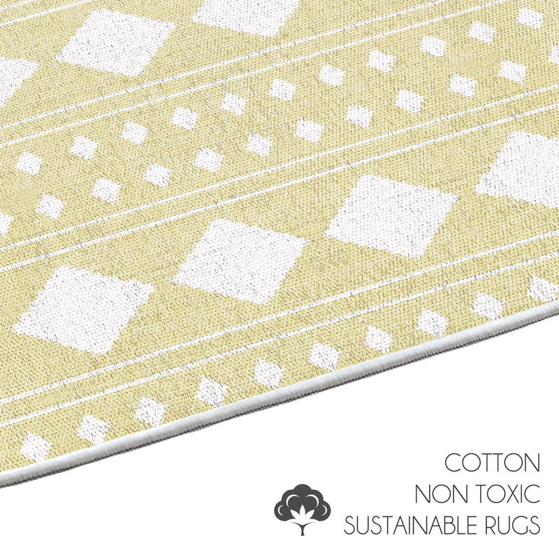 Sussexhome Diamond Collection 2 x 3 Foot Heavy Duty Low Pile Landing Rug Runner