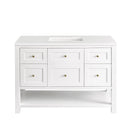 James Martin Breckenridge 48" Single Bathroom Vanity, Bright White