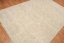 6' x 9' Hand Knotted Floral Traditional Oriental Wool Area rug Beige