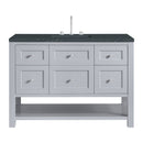 James Martin Breckenridge 48" Single Bathroom Vanity, Serenity Blue