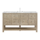 James Martin Breckenridge 60" Single Bathroom Vanity, Whitewashed Oak