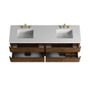 James Martin Allamari 72" Floating Double Bathroom Vanity, Sable