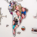 World Photo Map Pastel