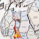 World Photo Map Pastel