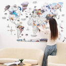 World Photo Map Pastel