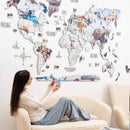 World Photo Map Pastel