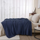 100% Cotton Waffle Weave Blanket - Mikala Collection by Great Bay Home
