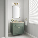 James Martin Chicago 30" Single Bathroom Vanity, Smokey Celadon