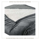 Velvet Plush Sherpa Bed Blanket - Sherpa Fleece Collection by Great Bay Home