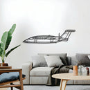 P-180 Avanti Metal Aircraft Wall Art - NCP0187