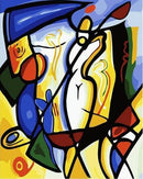 Abstract Value Draw Picasso Paint by numbers