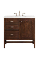 James Martin Addison 36" Single Bathroom Vanity, Mid-Century Acacia