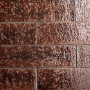 Piedra Marron Glossy Subway Terracotta Tiles 2 9/16x8 7/16