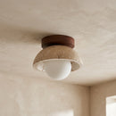 Piedra Travertine Ceiling Light