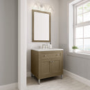 James Martin Chicago 30" Single Bathroom Vanity, Walnut Whisper