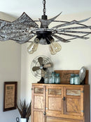 Windmill Chandelier Farmhouse STATIONARY Lighting Fixture