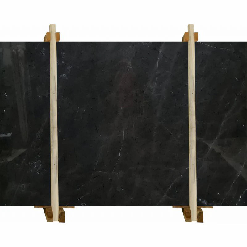 Pietra Dark Gray Bookmatching Polished Marble Slab