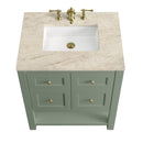 James Martin Breckenridge 30" Single Bathroom Vanity, Smokey Celadon