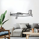 PC-6 B2-H2 Turbo-Porter Metal Aircraft Wall Art - NCP0242