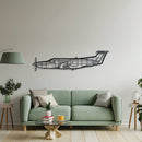 PC-12 Metal Aircraft Wall Art - NCP0117 by Navigate Craft