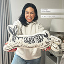 Leaping Easter Bunny Pillow by Decor Steals