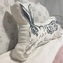 Leaping Easter Bunny Pillow by Decor Steals